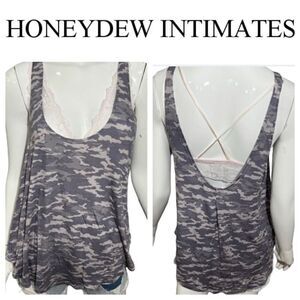 NWOT Honeydew Intimates‎ Camo Tank/Bralette Combo  - S
